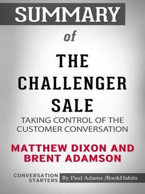 cover image of Summary of the Challenger Sale